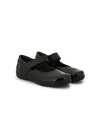 Camper Comet Patent Leather Ballerinas In Black
