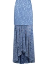 MARTHA MEDEIROS 'MARESCOT' LACE MAXI SKIRT,VE16SA08AZULDIVINO11049912