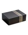 BEY-BERK LACQUERED ASH WOOD VALET BOX,PROD218210039