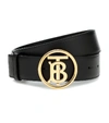 BURBERRY TB LEATHER BELT,P00433221