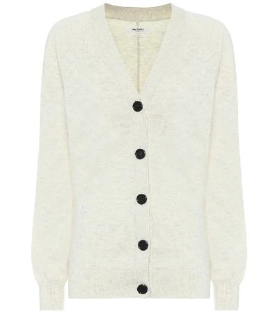 Isabel Marant Étoile Karrick Cotton And Wool Cardigan In Grey