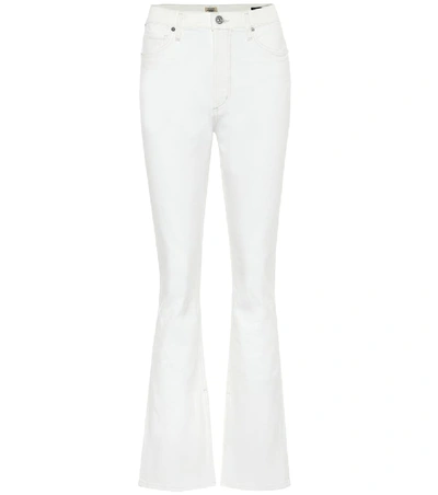 Citizens Of Humanity Georgia High-rise Bootcut Jeans In White