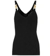 VERSACE RIBBED-KNIT CAMISOLE,P00444966