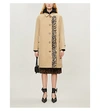 BURBERRY WALTERSTONE LEOPARD-PRINT COTTON TRENCH COAT