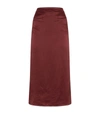 Rejina Pyo Gathered Details Skirt In Red
