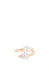 Ettika Wrap Crystal Ring In Gold