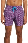 Vilebrequin Moorea Micro Turtles Printed Superflex Swim Trunks In Kerala