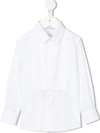 Dolce & Gabbana Cutaway Collar Shirt In White