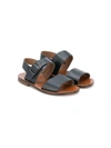 Pèpè Double-strap Flat Sandals In Blue