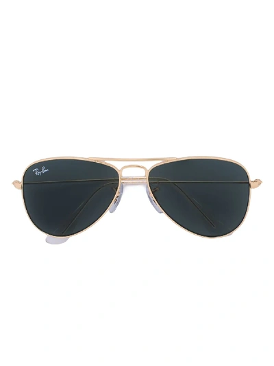 Ray-ban Junior Aviator Sunglasses In Yellow