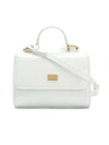 DOLCE & GABBANA PATENT LEATHER TOP-HANDLE BAG