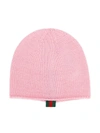 GUCCI WEB-DETAILED KNITTED BEANIE