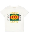 GUCCI CHILDREN'S LOGO全棉T恤