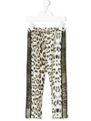 ROBERTO CAVALLI JUNIOR LEOPARD PRINT LEGGINGS