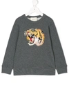 GUCCI TIGER-APPLIQUÉ SWEATSHIRT