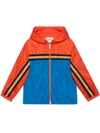 GUCCI CHILDREN'S NYLON JACKET WITH TIGER