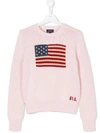 RALPH LAUREN USA FLAG KNIT JUMPER