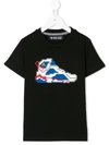 Mostly Heard Rarely Seen 8-bit Pixelated Sneaker-print T-shirt In Black