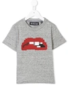 Mostly Heard Rarely Seen 8-bit Graphic-print Crew Neck T-shirt In Grey