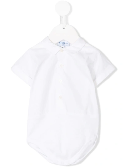 Siola Babies' Cai Classic Shirt Body In White