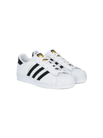 Adidas Originals Teen  Superstar Sneakers In White