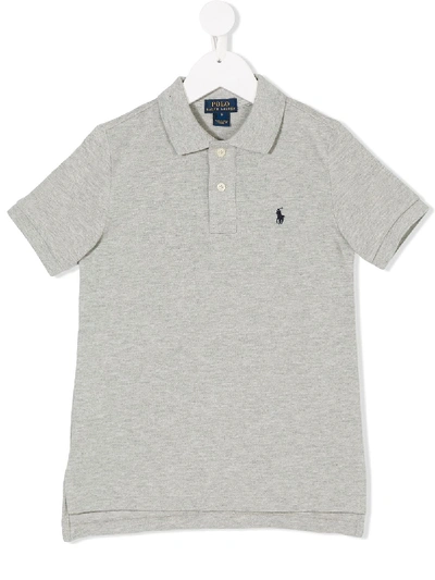 Polo Ralph Lauren Kids' Classic Polo Shirt In Grey