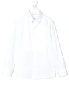 Dolce & Gabbana Cutaway Collar Shirt In White