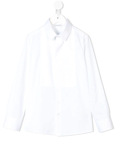 DOLCE & GABBANA PLEATED POPLIN SHIRT