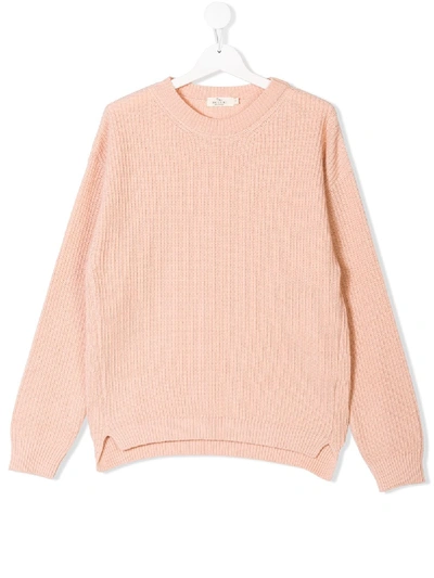 Andorine Teen Knitted Sweater In Pink