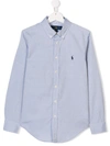 Polo Ralph Lauren Teen Classic Oxford Shirt In Blue