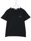 DOLCE & GABBANA LOGO-TAG COTTON T-SHIRT