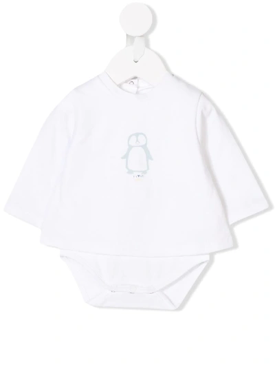 Knot Babies' Pingu T-shirt Body In White