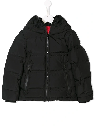Ai Riders On The Storm Kids' Padded Jacket In Black