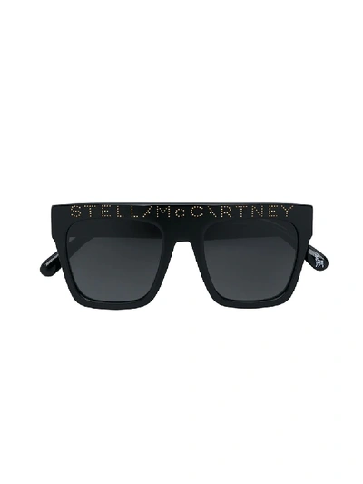 Stella Mccartney Oversized Sunglasses In Black