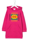 GUCCI LOGO PRINT HOODIE