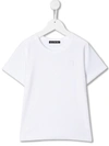 Acne Studios Kids' Mini Nash Face Patch T-shirt In White