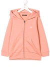 Acne Studios Kids' 'mini Ferris' Kapuzenjacke In Pink