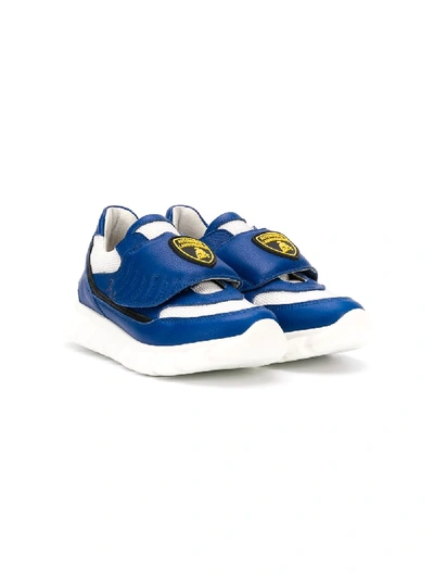 Bumper Teen Lamborghini Touch Strap Sneakers In Blue