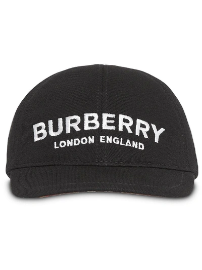 Burberry Kids' Baseballkappe Mit Logo In Neutrals