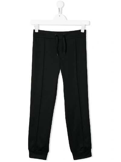 Fendi Kids' Drawstring Track Trousers In Black