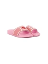 Dolce & Gabbana I Love D&g Slides In Pink
