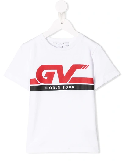 Givenchy Kids' World Tour T-shirt In White