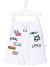 Gcds Multi Patch Shorts In White