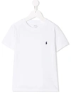 Ralph Lauren Kids' Polo Pony Embroidered T-shirt In White