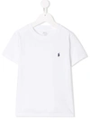 Polo Ralph Lauren Cotton Jersey Crewneck T Shirt   Teens In White
