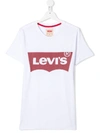 Levi's Kids' Logo Patch T-shirt In White