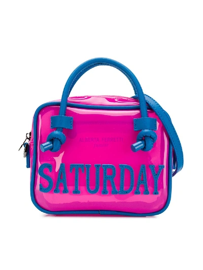 Alberta Ferretti Kids' Saturday Bag In Pink