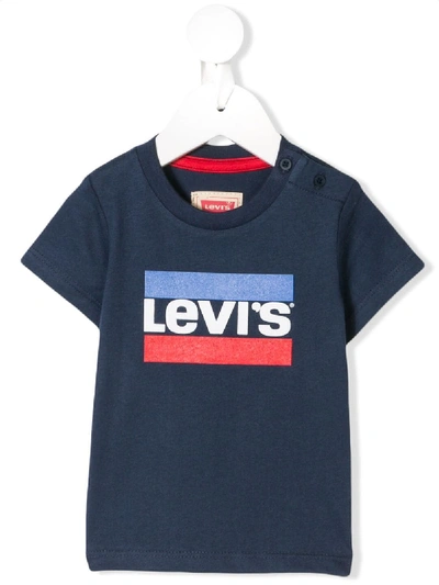 Levi's Babies' Logo T-shirt In Blue