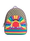 GUCCI GG rainbow birds backpack
