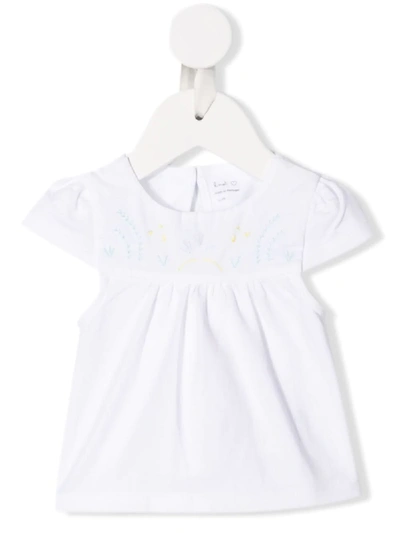 Knot Babies' Enchanted Savana罩衫 In White